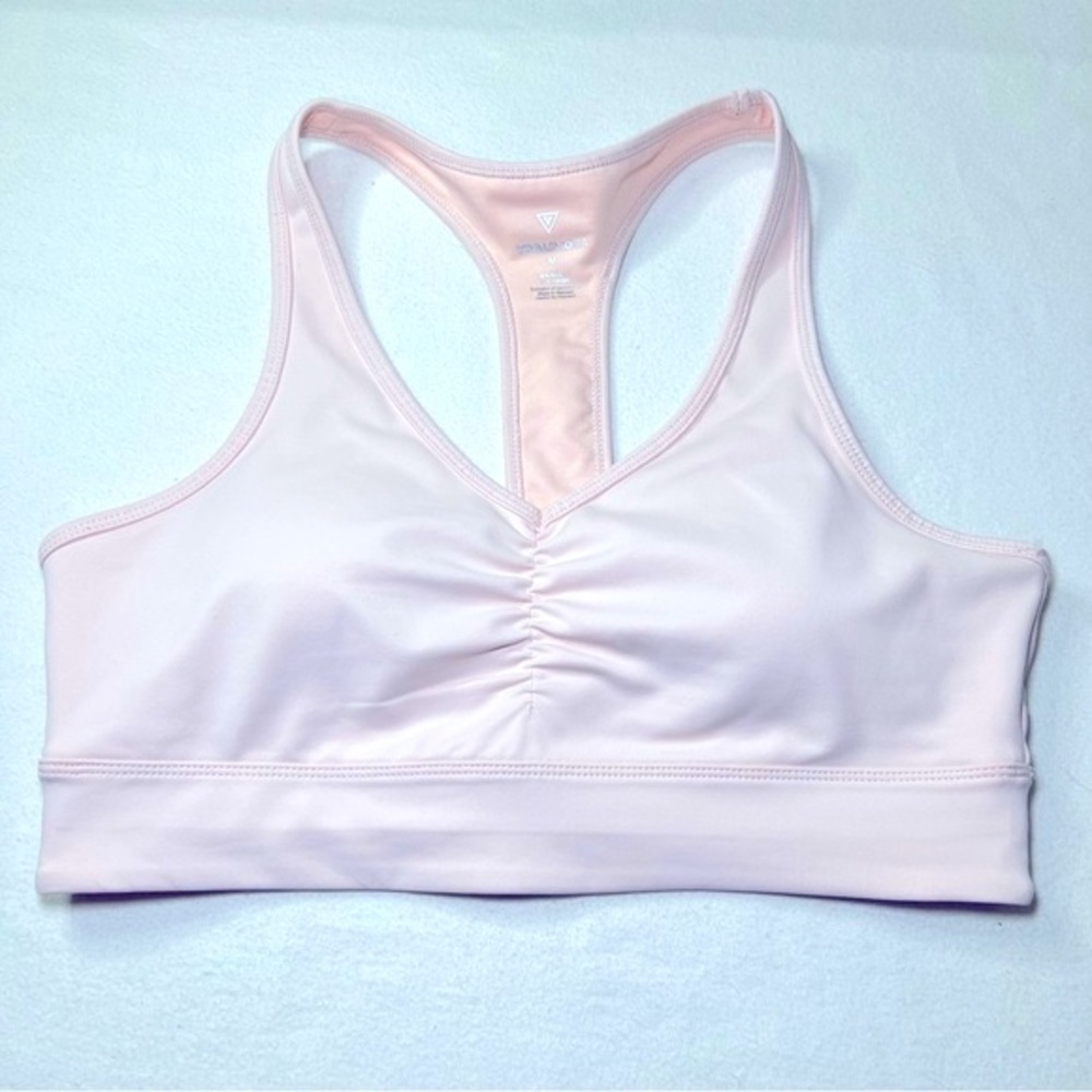 EUC YogaSmoga Size M Sports Bra Light Pink Sports Bra YogaSmoga